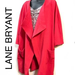 EUC Lane Bryant Shawl Collar Jacket
